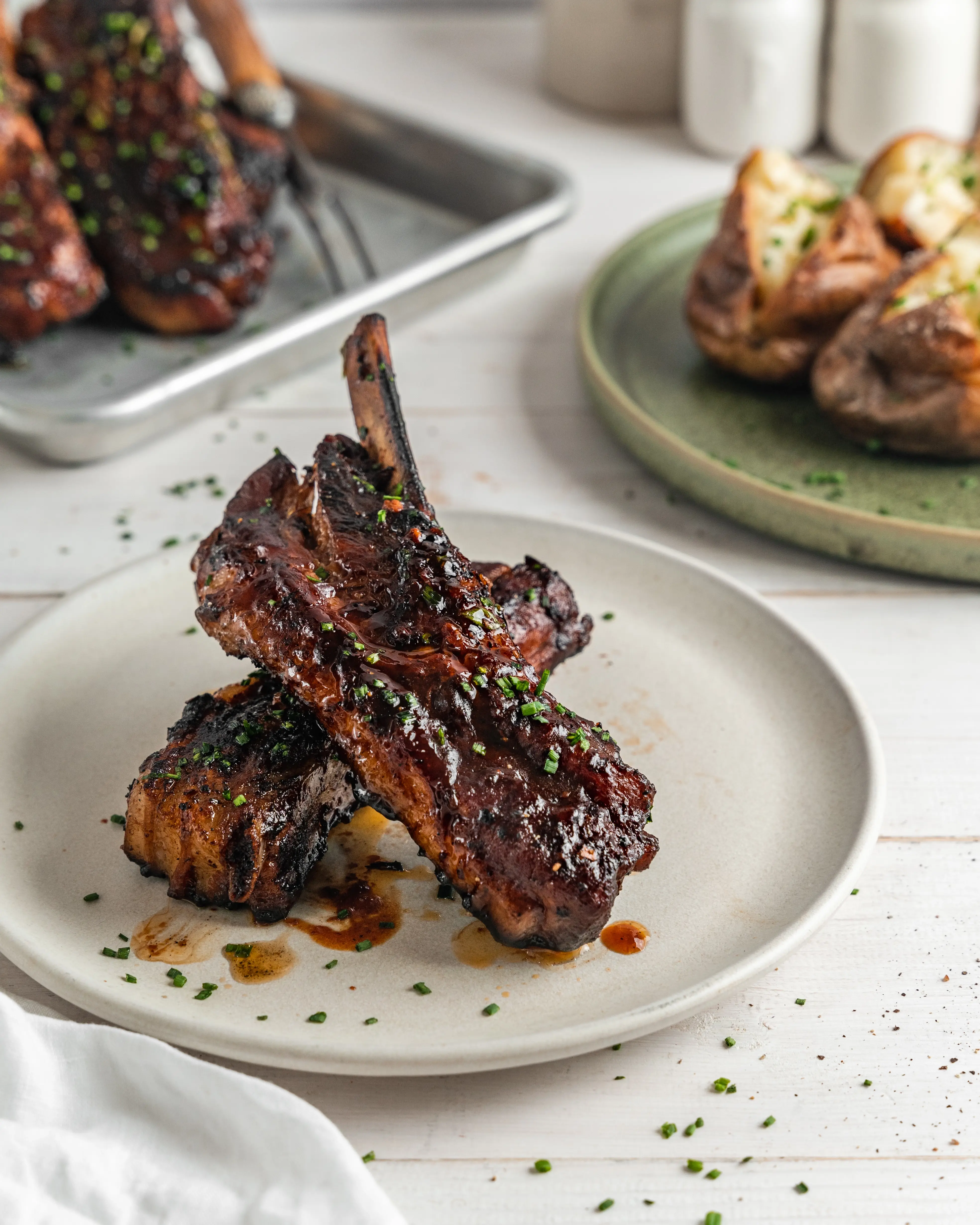 Recepten :: Vlees / vis met groente :: Makkelijke 5 ingrediënten ribbetjes
