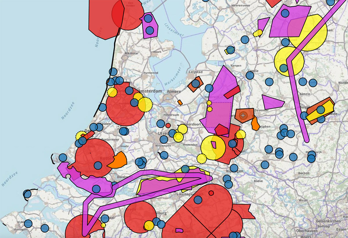 Interactieve no-fly zones voor drones by Aerat