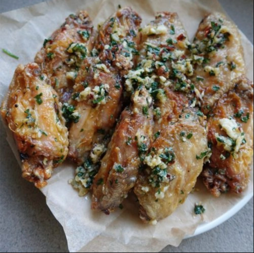 Garlic Parmesan Chicken Wings for Instant Pot